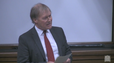 Sir David speaks in the Disability Inclusive Covid-19 Response Debate and calls for more support especially for those who are blind and partially sighted, students at special schools and those with Endometriosis